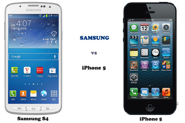 Apple Vs. Samsung Continued: The IPhone 5 Vs. The Samsung Galaxy S4